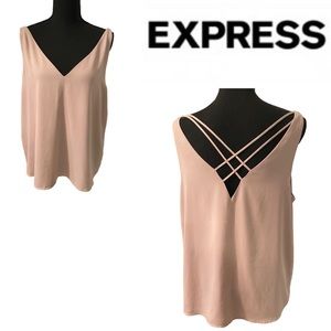 EXPRESS top with criss-cross back